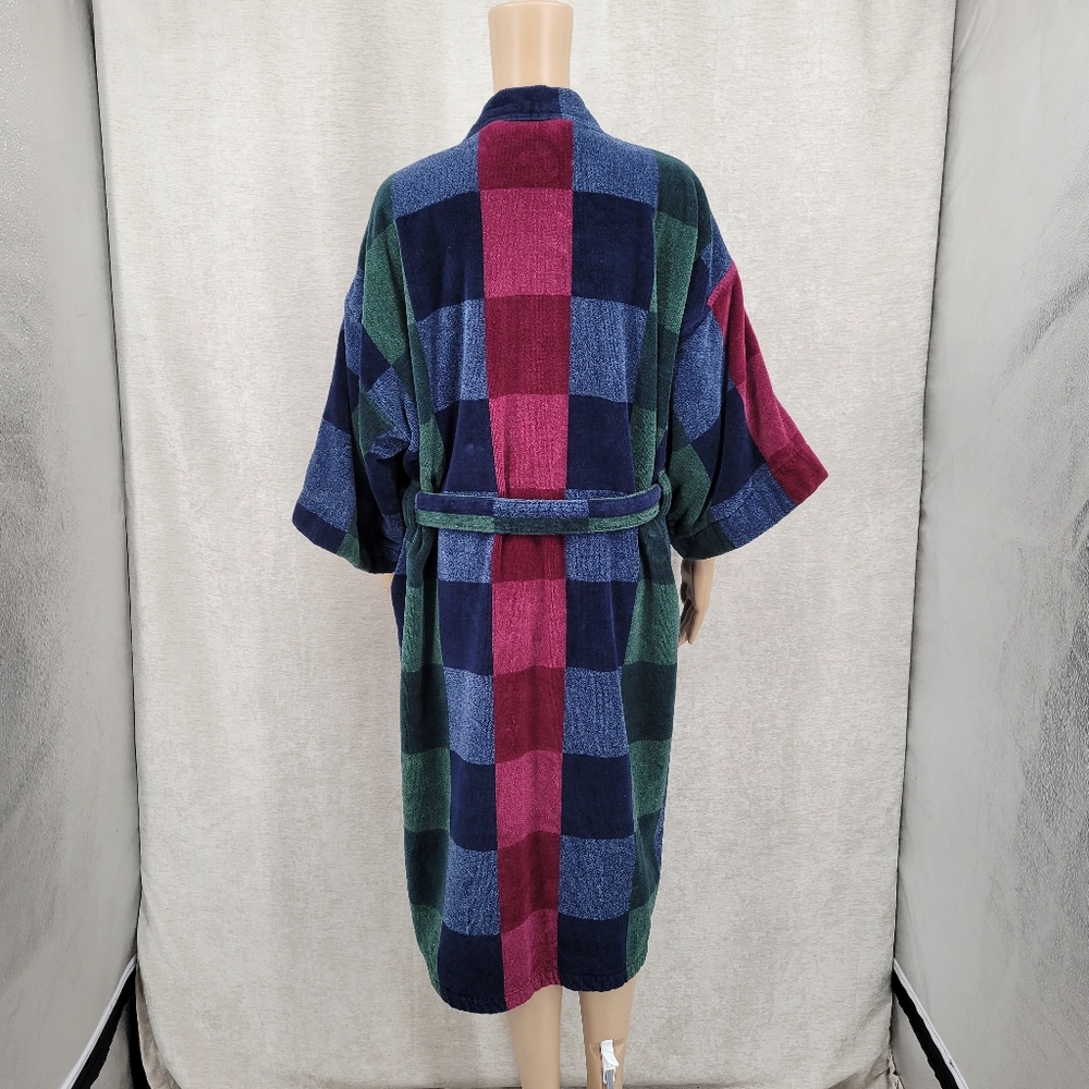 Dior Multicolor Checkered Robe - Picture 8 of 13